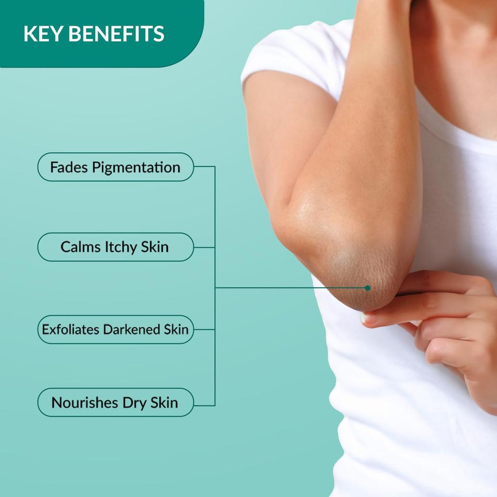 | Dermatologist Tested Retinol Cream | For Dark Body Parts Like Neck, Ankles, Knuckles, Armpits, Thighs & Elbows | Exfoliant - 50g