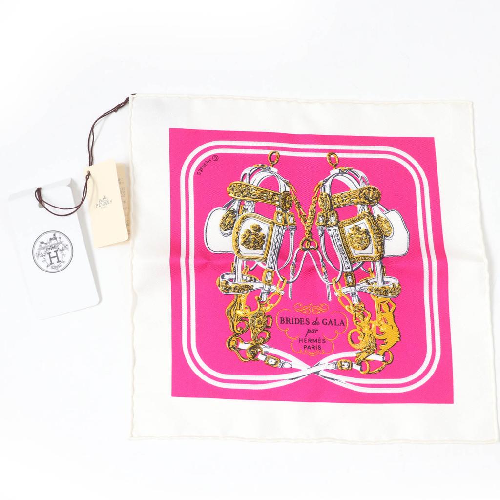 Pristine HERMES scarf BRIDES de GALA Brides for ceremonies silk Women Used