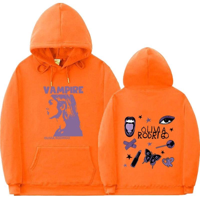 Felpa con cappuccio Guts Olivia Rodrigo, maglione sportivo a coste fondo autunno e inverno da uomo e da donna