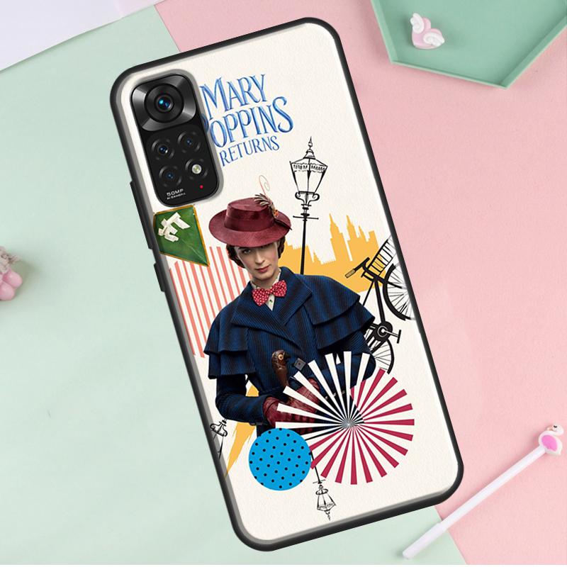

Мэри Поппинс Чехол для Redmi Note 12 Pro Plus для Redmi Note 10 8 9 11 Pro 12S 11S 10S 9S 9C 10C 12C Redmi 9