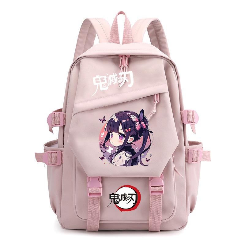 Japan Cartoon Comics Demon Slayer Instagram Backpack, Japanese Retro Style, Large Capacity Student Backpack 0016 KTB