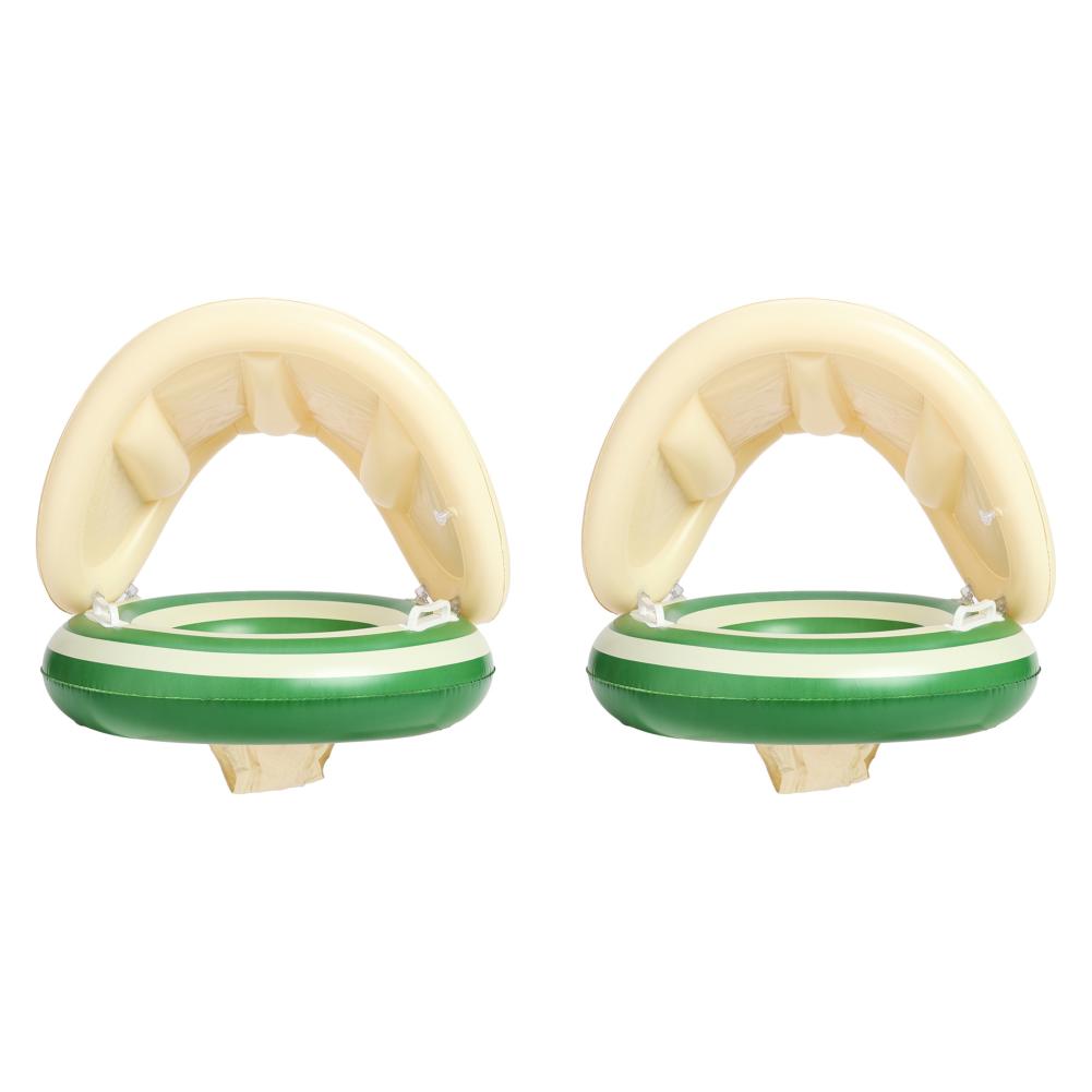 

Baby Swimming Ring Leakproof Kids Seat Ring for Summer Pool Party (Green)