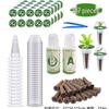 AeroGarden-Compatible Hydroponic Basket Kit with AB Fertilizer for Soilless Planting