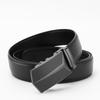 Black Film Buckle Men's Belt Two Layer Cowhide Automatic Buckle Casual Business Men's Trousers Belt Trendy