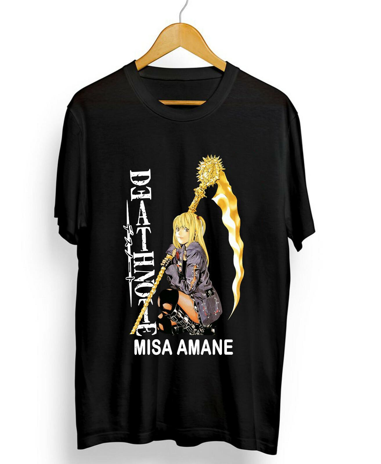 Misa Amane shirt Death Note L New shirt,2022 Graphic Anime Size S to 5XL Unisex T-Shirt L