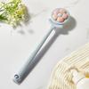 Bath Brush Flower Shape Soft Bristle Long Handle Non-Slip Grip Cleaning Brush Gentle Skin Cleaning SPA Bath Tool Bathroom Accessory