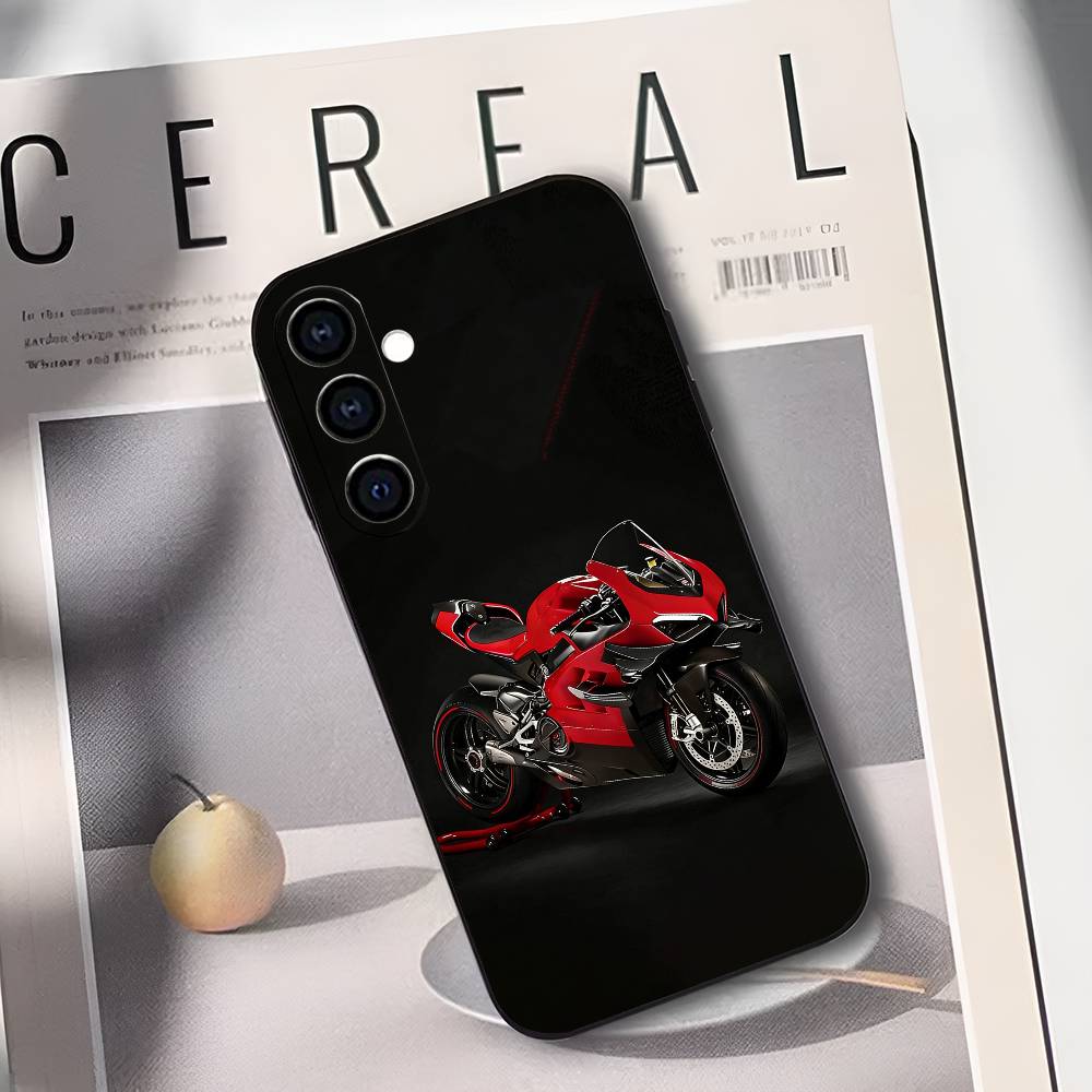 Motorcycle Racing D-Du-catis Phone Case For Samsung Galaxy A73,A72,A71,A70,A53,A52,A51,Soft Silicone Black Cover