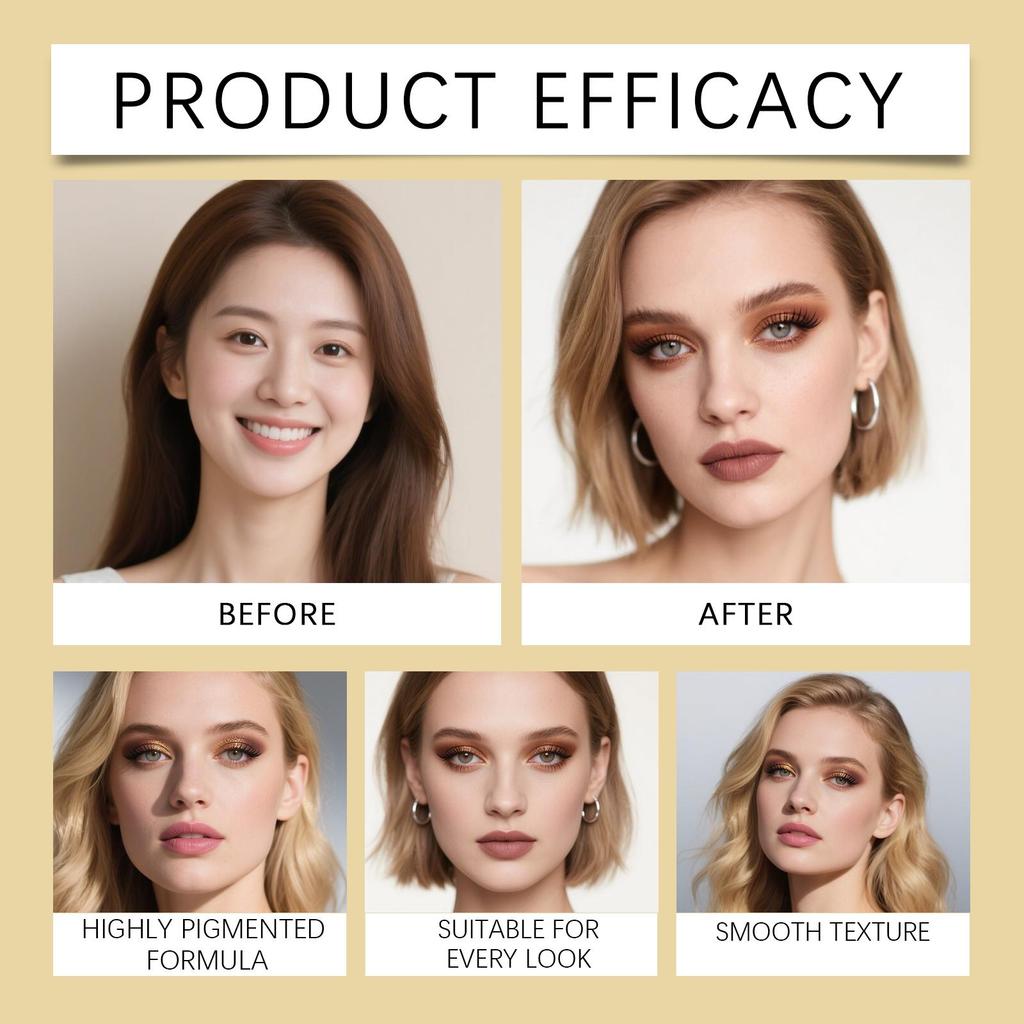 Chocolate Eyeshadow Palette Matte Shimmer Neutral Brown Tones Makeup Palette Highly Pigmented Daily Wear Makeup Cool Tones