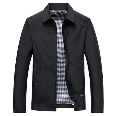 Dünne Jacke für Herren, Business-Revers, Freizeitjacke