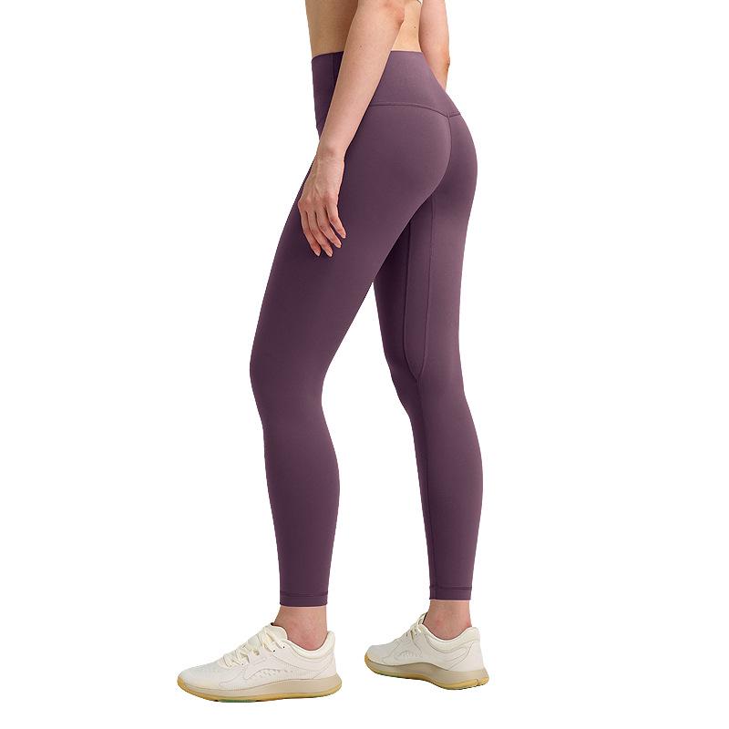 Damen High-Waist Po-Lift Yoga Leggings - Einheitsgröße, Hochelastisches Lycra