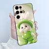 Oukitel C61 Pro maciņš Oukitel C61 GT vāciņš Luksusa Jauka Sirds Zaķis Smieklīgs Melns TPU Mīksts Silikona Aizsargājošs Tālruņa Maciņš