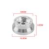 Car aluminum 5 & 6 Hole Steering Wheel Polished Short Hub Adapter Kit Interior Fits Steering Wheel Connector for Chevy GM
