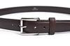 Cowhide Business Belt LB84560 Dark Brown Free Size To Waist Size [Lacoste] Men's (Up 95cm)