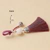 Elegant Lotus & Palace Bell Tassel Keychain Pendant for Bags & Cars