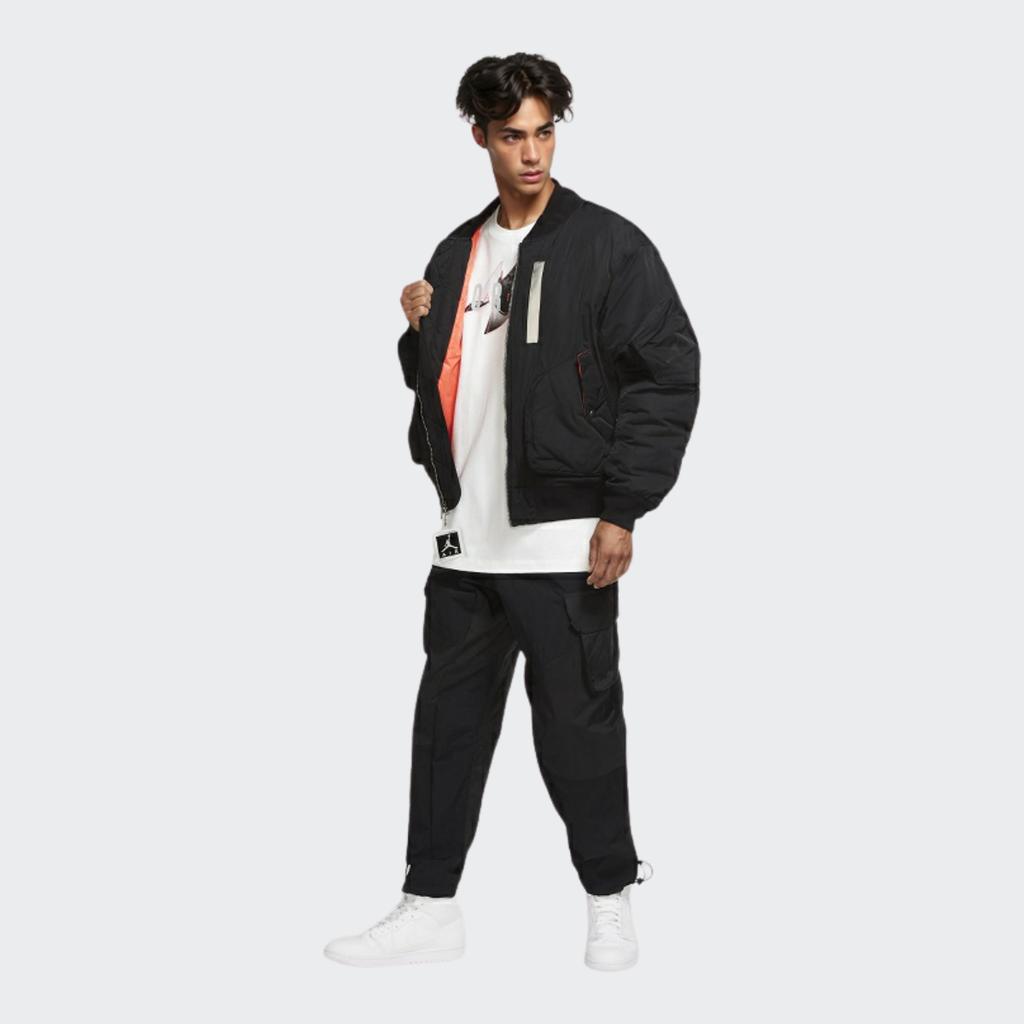 Jordan Ma-1 Flight Casual Sports Jacket Autumn Men Outerwear Black CK6669-010