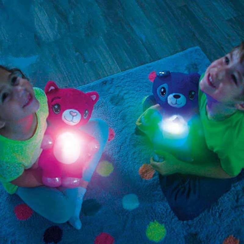 Starry Sky Projection Lamp Plush Toy Comfort Lamppink