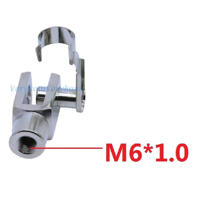 Clip Y Joint M5 M6 M8 M10 M12 M16 Female Pneumatic Cylinder Mounting Knuckle Rod Piston Clevis With Clamp Festo Type Y-M10/M12 M6X100Y