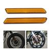 1 Pair Motorcycle Front Fork Reflector Lower Legs Slider Safety Warning Sticker For Harley Soft Tail 833 1200