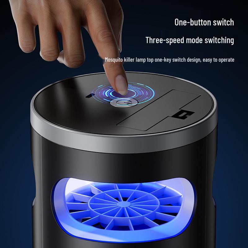 New Silent USB Mosquito Killer Lamp: Outdoor Physical Suction Catcher & Repellent Night Light