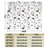 Snoopy & Woodstock Pattern Blankets  Fleece Funny Soft Throw Blankets for Bedspread  Winter