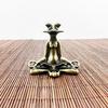 Alloy Frog Incense Holder Set - Chinese Ethnic Style for Home or Office