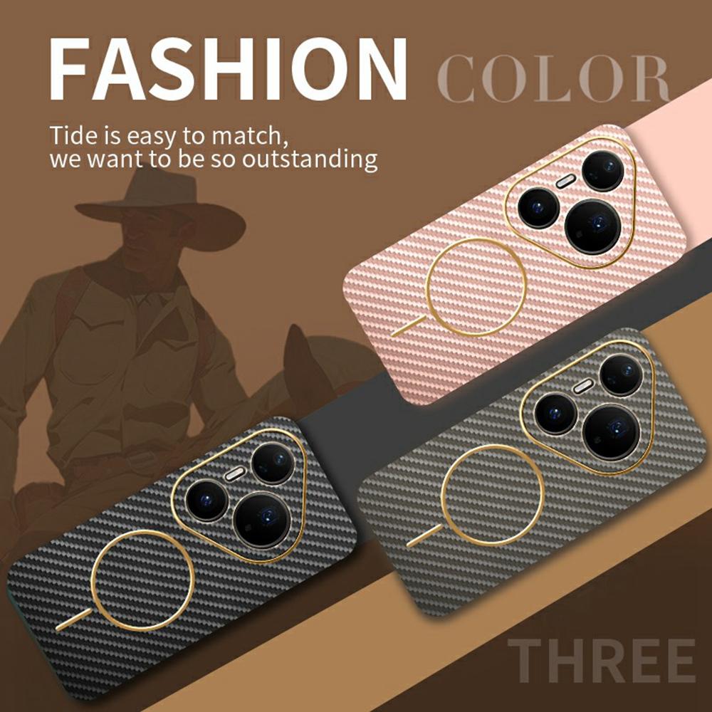 For Huawei Pura 80 Pro/80 Pro+ Phone Case Carbon Fiber Textured Electroplated TPU Back Cover