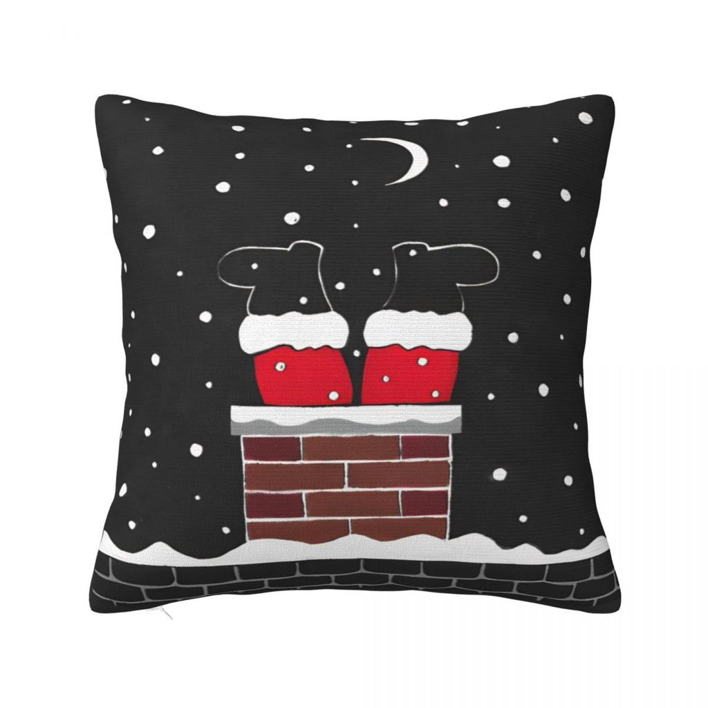 Christmas Humor Pillow Case Cushion Cover Soft Custom DIY Pillow Cover Morden Pillowcases For Wedding Party Home Decor