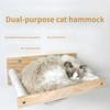 Stable Wood Wall Mounted Cats Perches for Active Cats Easyly Mount Secure Resting Bed Stability Support