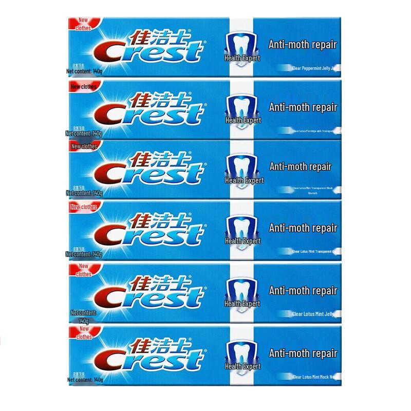Crest Anti-Cavity Deep Clean Whitening Toothpaste, Clear Lotus Mint