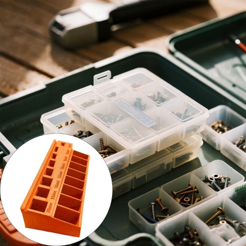652F Dense Screw Sorting Tray Multiple Compartment Tool Storage Permanent Workshop Efficiency
