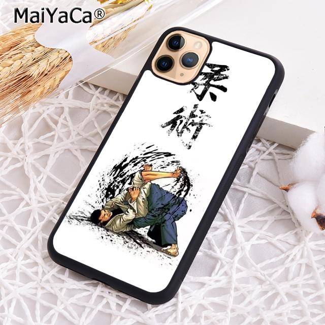 MaiYaCa BJJ Brazilian Jiu Jitsu Art Sport Phone Case For iPhone 16 15 14 plus XR XS 11 12 13 pro max Cover coque