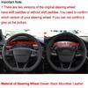 DIY Car Steering Wheel Cover For Ford Focus ST-Line 2018- Focus ST -