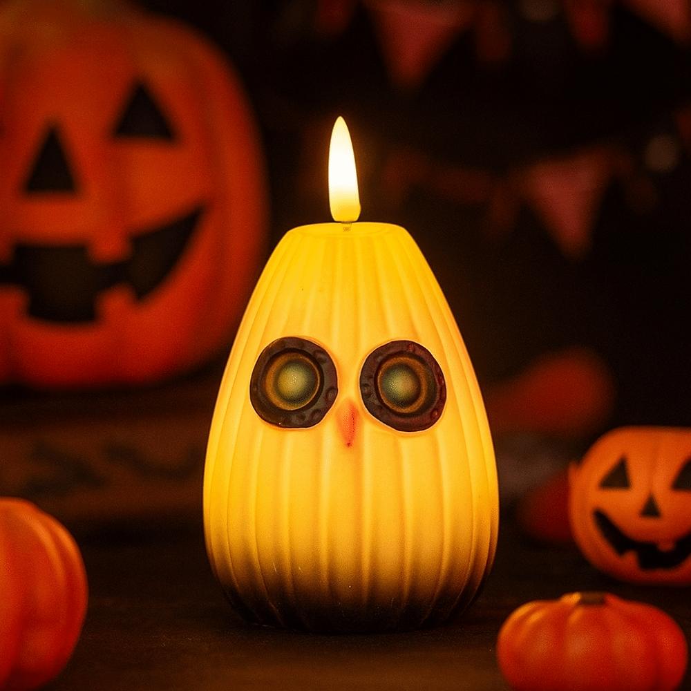 Decorative Halloween Owl Light Plastic Party Light Atmosphere Decoration Light  Bar Atmosphere