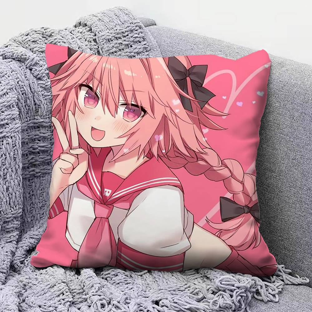 Astolfo Fate Apocryph FGO Pillow Covers Home Sofa Cushion Covers and Aecorative Custom
