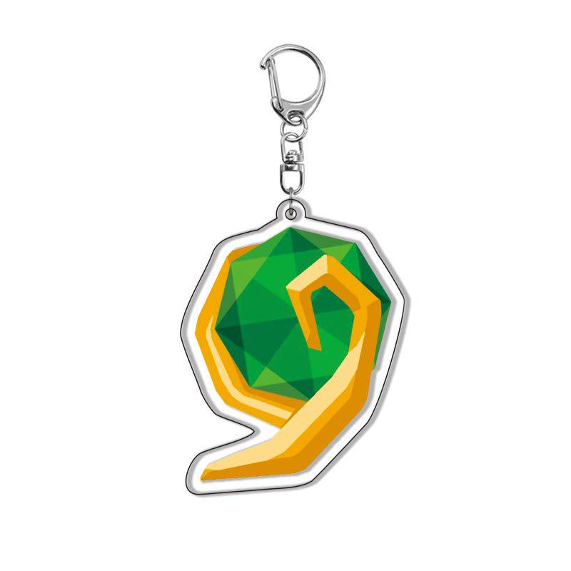 The Legend of Zelda Acrylic Keychain: Link & Princess Zelda Pendant 5.5 cm