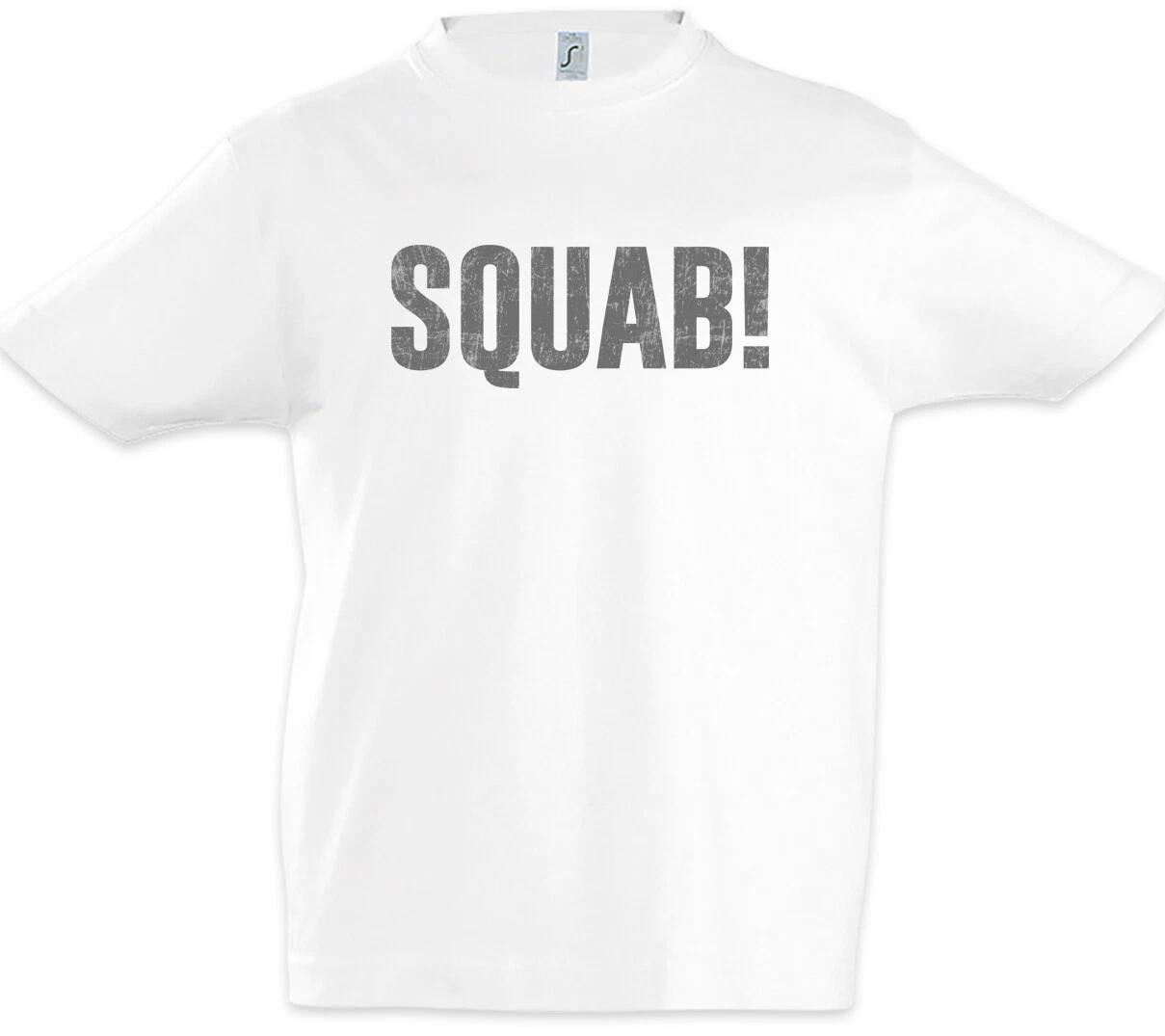 

Squab! Kids Boys T-Shirt Eveylyn Two and Fun Jake a Half Harper Men Food- 110