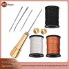 Exclusive Leather Repair Set with Replaceable Awl and Pure Copper Handle