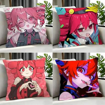 Anime Kasane Teto Anime Cushion Cover Cushion Cover Set Pcs X X X Pillowcase Decorative Sofa Home Decor