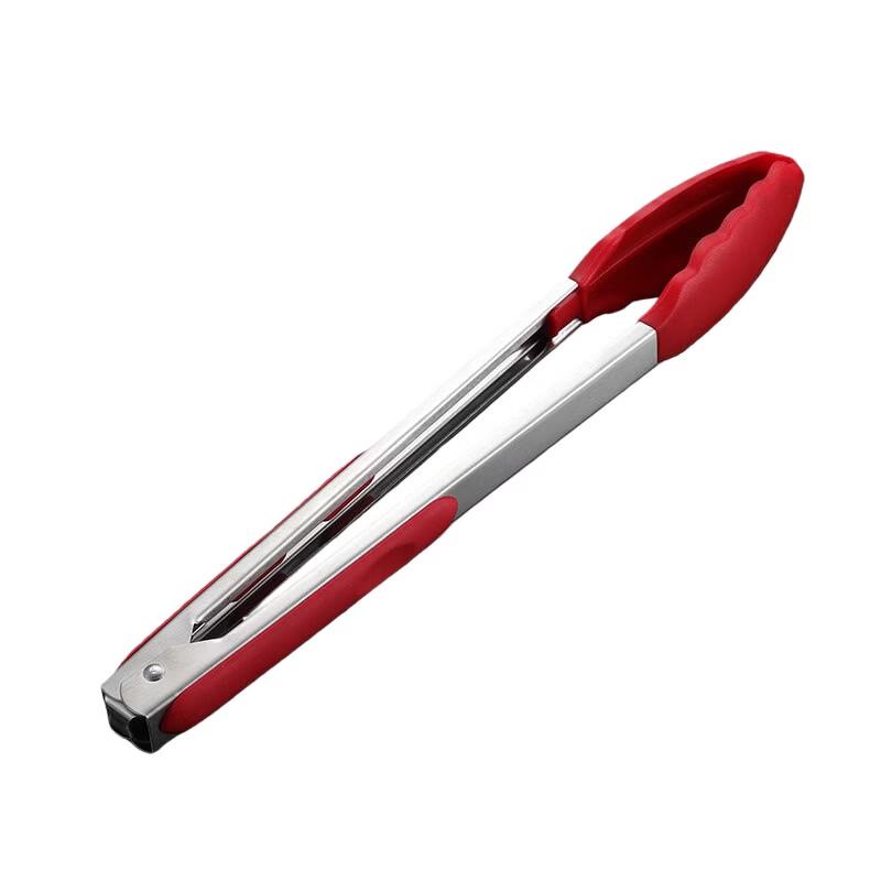Qianxing 430 Stainless Steel Silicone Tongs