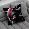 SShadow the HHedgehogS Pillow Case For Home Bedroom Car Office Decoration Living Room Sofa Cushion Cover Suitable