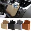 Leder Auto Lüftungsschlitz Aufbewahrungstasche Kreativ Cartoon Multifunktional Telefon Münz Organizer Box