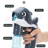 Dolphin Bubble Machine with Light Music Leakproof Kids Handheld Automatic Bubble Maker Shooter Blower Toy Toddlers Boys Girls Christmas Gift