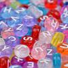 200 Pcs Colorful Acrylic Beads Charm Alphabet Letter Bead DIY Jewelry 1  Clear Multicolor