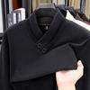 Velvet Knit Long Sleeve Hoodie - Non-Iron, Skin-Friendly, Fashionable Base Layer for Autumn/Winter