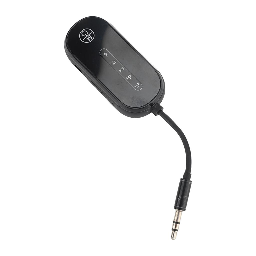 Récepteur et Émetteur Bluetooth 5.4 Portée 10m AUX 3.5mm Longue Autonomie Sans Fil Avion