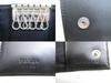 Authentic PRADA Black Nylon and Leather 6 Pics Key Cases #9915  Refurbished