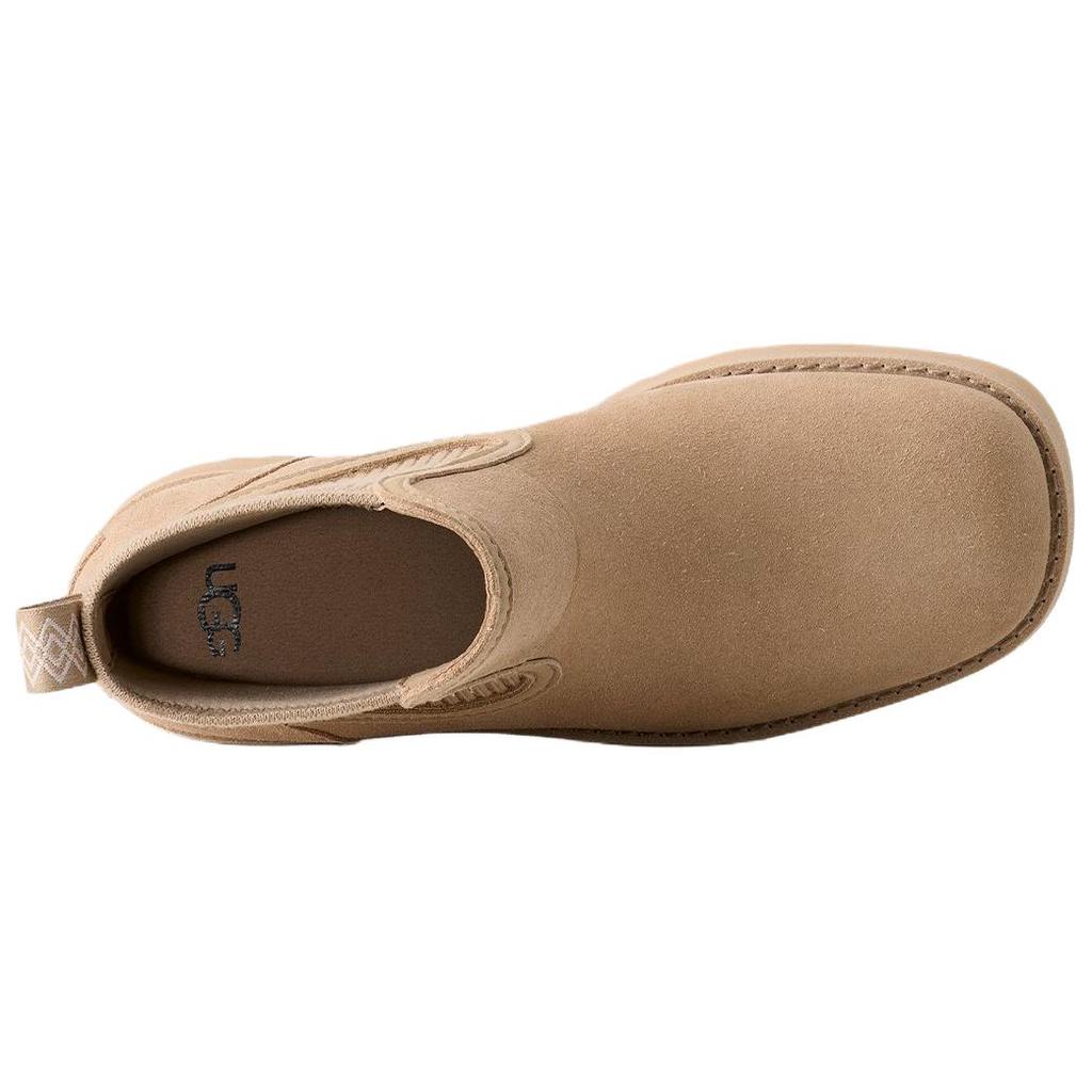 UGG Cityfunc Rindspaltleder Slipper Bequeme Chelsea Boots 5,1 cm Damenstiefel Senf 1173258-MDSD