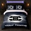 Borussia Mönchengladbach Bettwäsche-Set mit individuellem Namenstext 1 Bettbezug + 2 Kissenbezüge Fußball-Logo Personalisierte Geschenkidee für besondere Anlässe Schlafzimmerdekoration