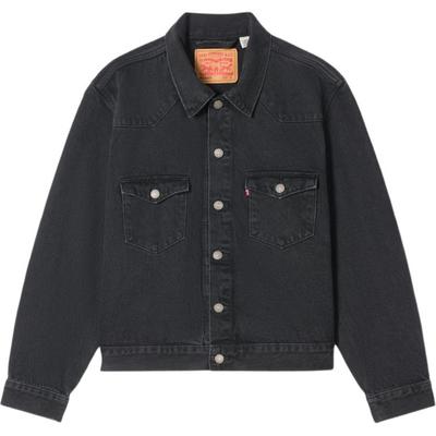 Levis American Fashion Casual Lapel Single-Breasted Long Sleeve Jacket Men Jackets 003O0-0001