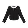 LUSON Girls' Long Sleeve Layered Look T-Shirt